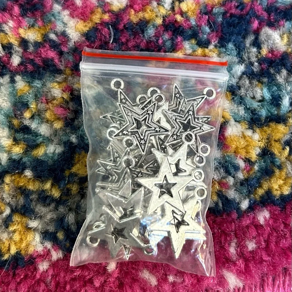 HUGE LOT Crystal and Glass Beads Charms Spacers for crafts and Jewelry Making